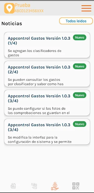 AppControl Gastos Screenshot 0