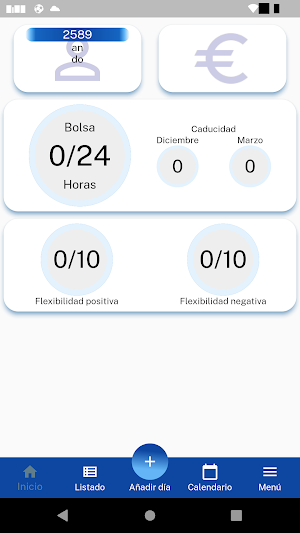 Bolsa de horas Screenshot 2