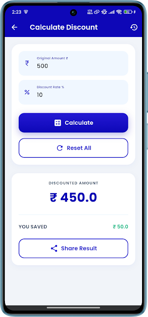 Discount Calculator: GST & Tax Screenshot 1