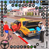 US Taxi Simulator Game 2024