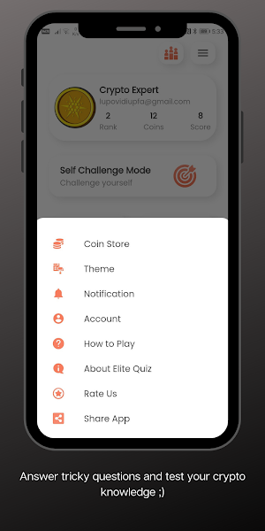 Crypto Quiz Screenshot 1