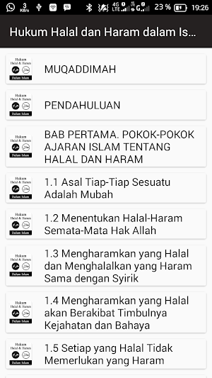 Hukum Halal dan Haram dalam Islam Screenshot 0