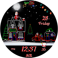 DIGI Santa URX121 Watch face
