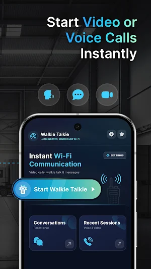 Wifi Walkie Talkie Video Call Screenshot 2
