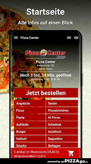 Pizza Center Herten Screenshot 1