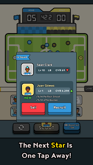DreamTeam: Idle Football Club Screenshot 1