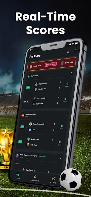 Football Live Scores, Fixtures Screenshot 1