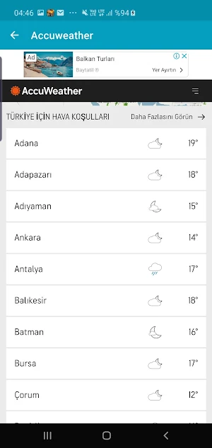HAVA DURUMU - CANLI KAMERALAR Screenshot 3