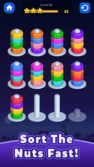 Magic Nut - Match Sort Puzzle Screenshot 0