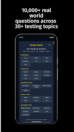 QA Quest: Software Test Quiz Screenshot 1