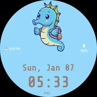 Seahorse Watch Face