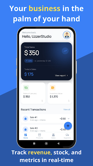 Sales Manager & Stock Tracker Screenshot 0