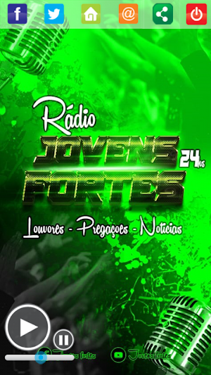 Web Rádio Jovens Fortes Screenshot 1