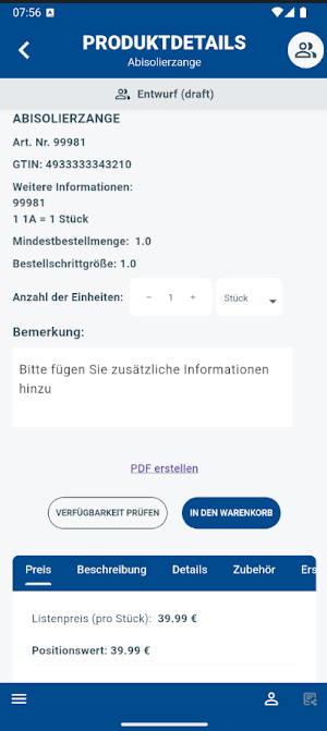 BusinessApp Screenshot 2