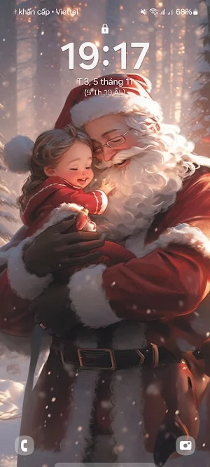 Santa Xmas 3D Live Wallpaper Screenshot 0