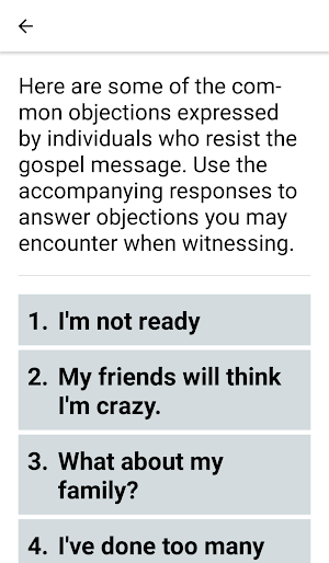 Share Jesus Without Fear for Android Screenshot 2