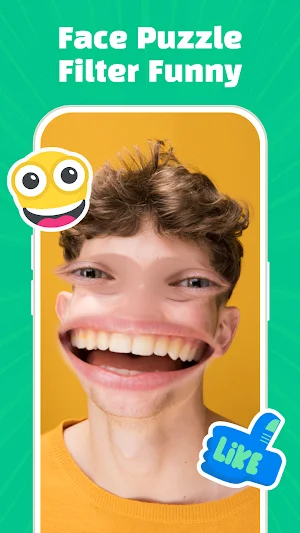 Lip Fall Challenge: Fun Filter Screenshot 2