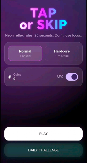 Tap or Skip Screenshot 0
