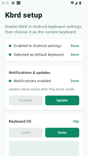 Kbrd Screenshot 2