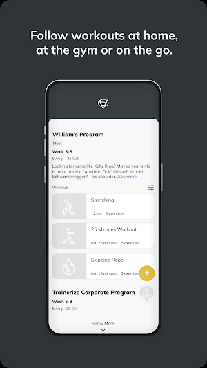 Valor SP Trainerize Screenshot 1