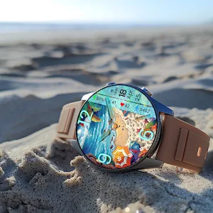 ART032 Summer Vibes Watch Face Screenshot 3