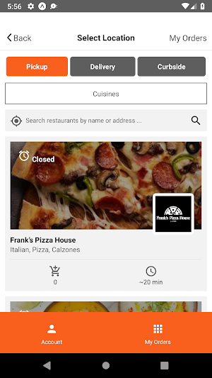 Foodiee App Screenshot 1