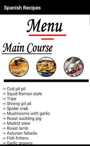 Spanish Food Recipes + Easy and Fast Screenshot 3