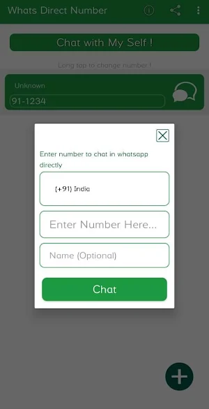 Whats Direct Number - whatsapp without save number Screenshot 0