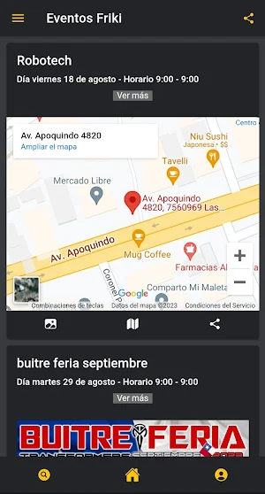 Eventos Frikis - panoramas Screenshot 1