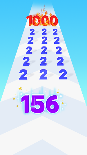 Number Run 3D: Merge Master Screenshot 1