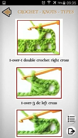 Crochet - Knitting - Embroidery - Macrame Screenshot 1