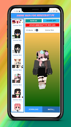 Anime Skin Minecraft Android Screenshot 3