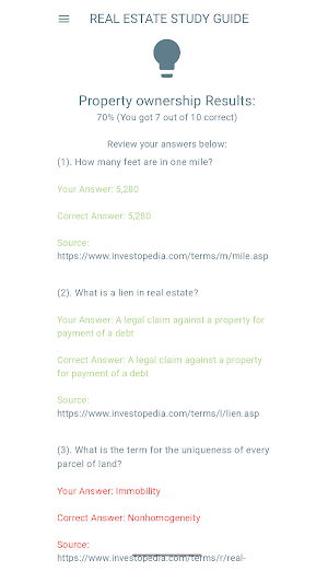 Real Estate Exam Study Guide Screenshot 2