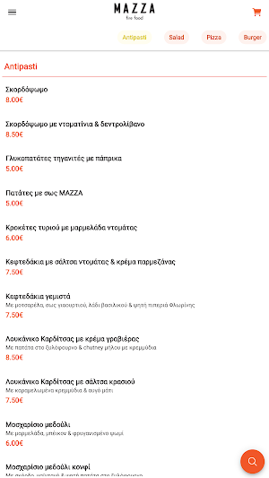 MAZZA fire food Screenshot 1