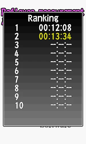 Reflexes measurement Screenshot 2