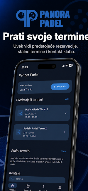 Panora Padel Screenshot 2