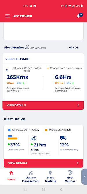 MY EICHER Screenshot 1