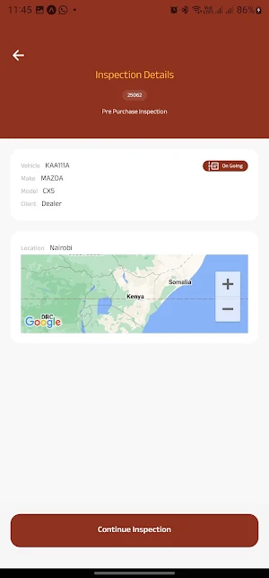 Carsure - Technician Screenshot 2