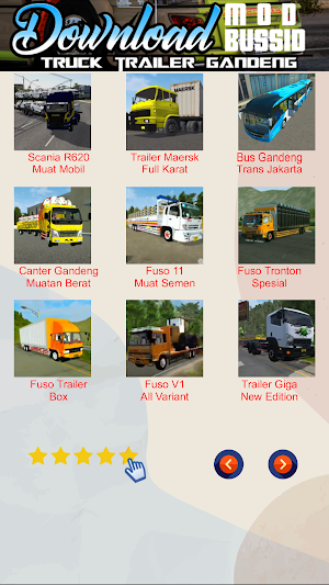 Download Mod Bussid Truk Trailer Gandeng Screenshot 2