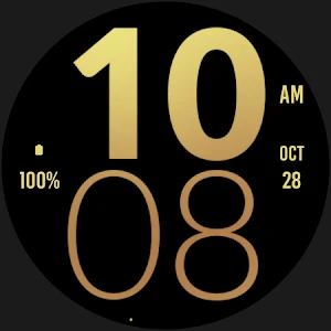 Beauty Sand Large Watch Face Screenshot 3