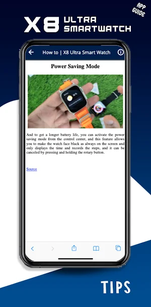 X8 Ultra SmartWatch app Guide Screenshot 1
