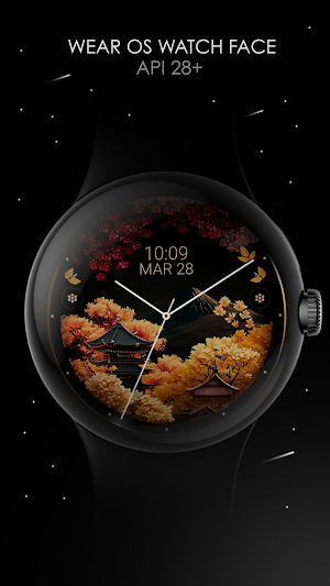 Japan Bloom Watch Face Screenshot 0
