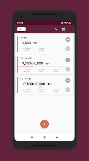 iSaving - Saving, Planner and Money Tracker Screenshot 0
