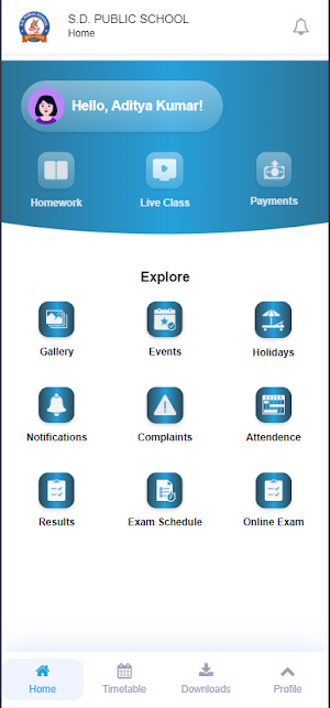 S.D. PUBLIC SCHOOL Screenshot 1