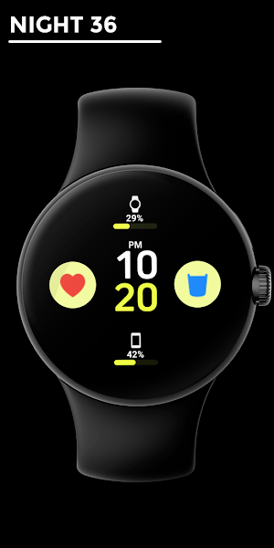 Night 36 - watch face Screenshot 0