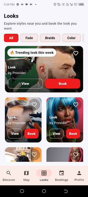 Crown and Comb - Salon Booking Screenshot 3