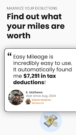 Automatic Mileage Tracker App Screenshot 2