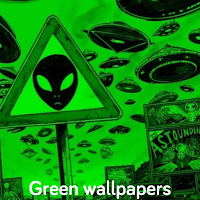 Green wallpapers saga and dark