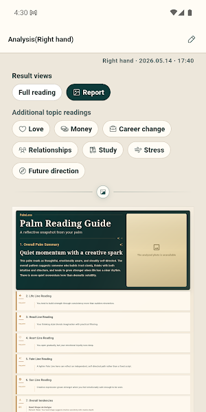 PalmLens Palm Reading Screenshot 3
