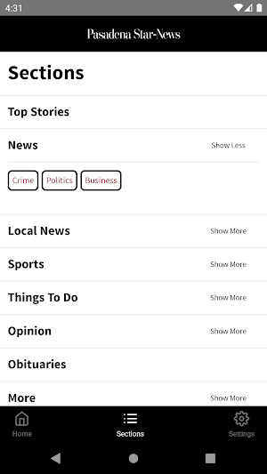 Pasadena Star-News Screenshot 2